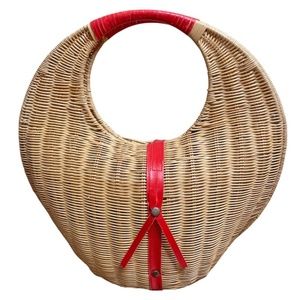 TSUMORI CHISATO WOVEN BASKET TOP HANDLE BAG